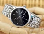New Style Replica Piaget Altiplano Stainless Steel Black Face Watch